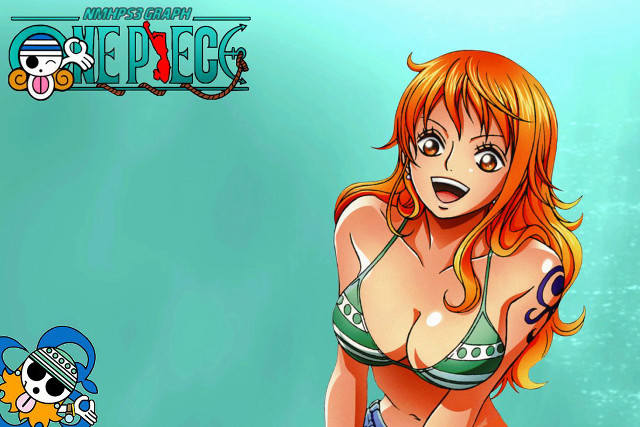 Cartoon girl pirate ship bikini free wallpaper for desktop - medium preview image