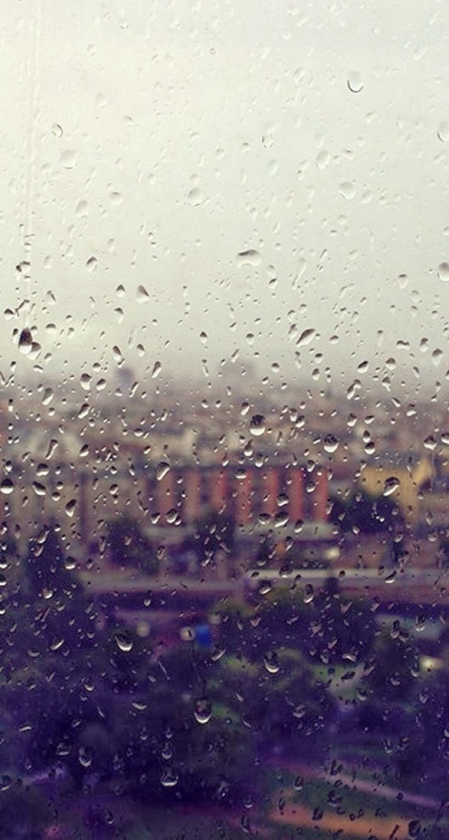 Window rain drops city buildings #4 free wallpaper for mobile - medium preview image