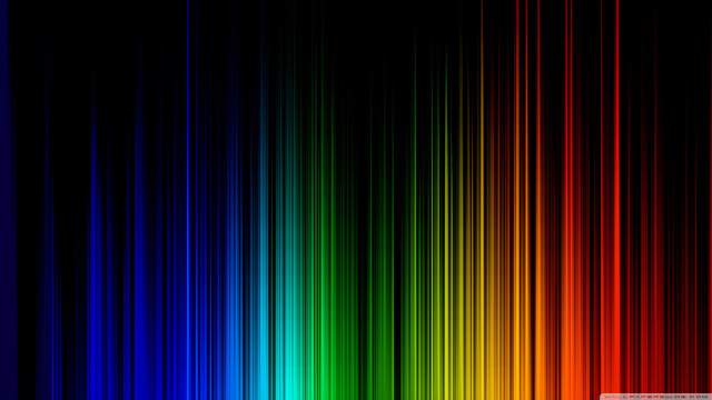 Rainbow black white border Évariste free wallpaper for desktop - medium preview image