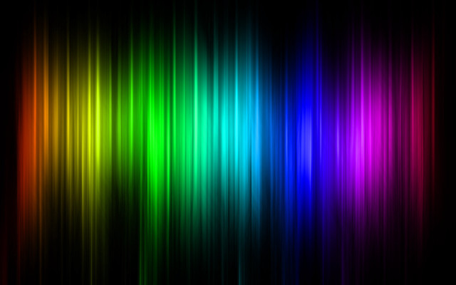 Rainbow lines light black border free wallpaper for desktop - medium preview image