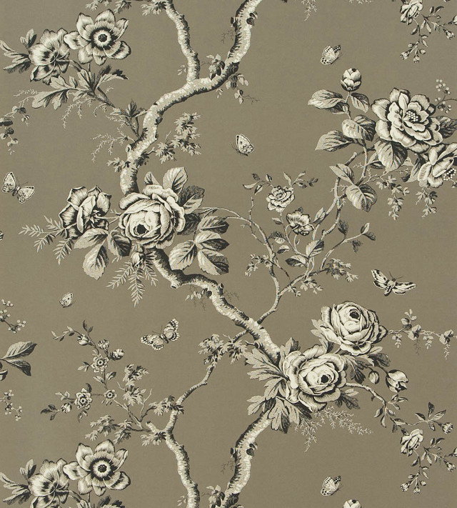 Floral wallpaper bird flying design free wallpaper for tablet - medium preview image