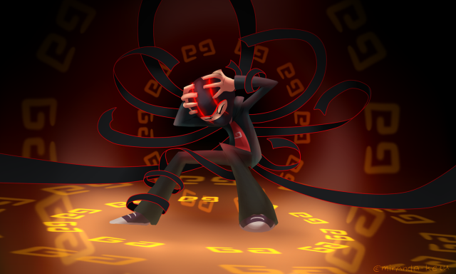 Eldritch man in suit holding free wallpaper for desktop - medium preview image