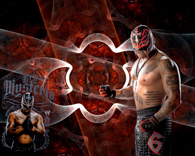 Wrestling mask tattoo ring man free wallpaper for desktop - medium preview image