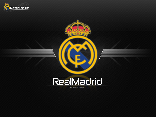 Real madrid logo red crown free wallpaper for desktop - medium preview image