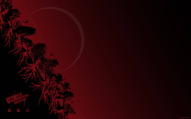 Red black background tree line free wallpaper for desktop - medium preview image