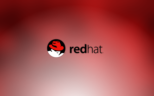 Red hat logo red white free wallpaper for desktop - medium preview image