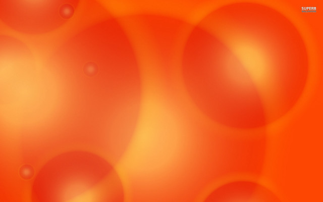 Orange circles red background white free wallpaper for desktop - medium preview image