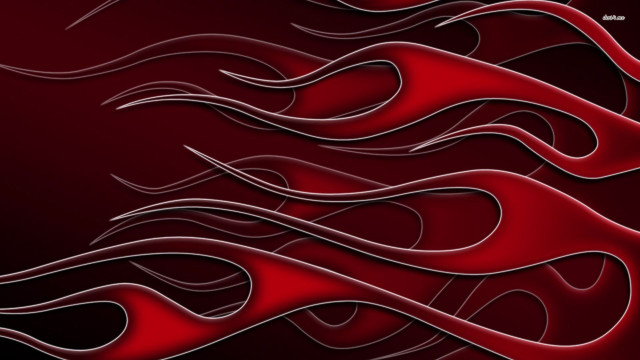 Red background wavy design black free wallpaper for desktop - medium preview image