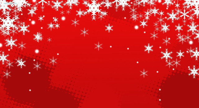 Red background snowflakes stars winter #2 free wallpaper for desktop - medium preview image