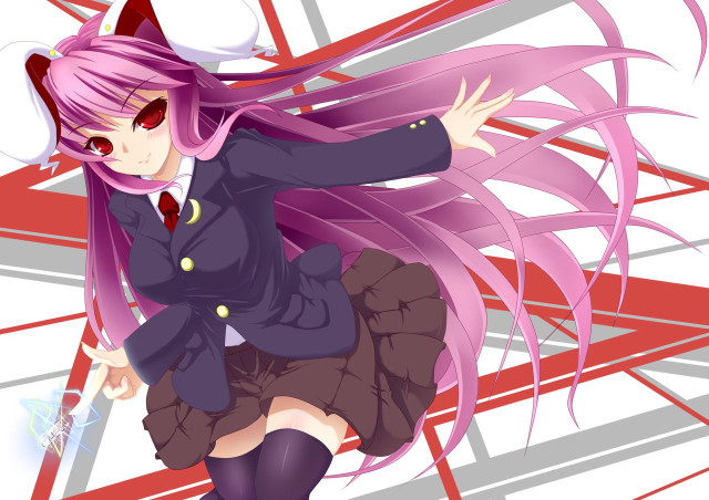 Pink haired girl anime reisen free wallpaper for desktop - medium preview image