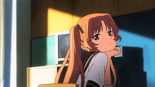 Girl long hair sitting room free wallpaper for desktop - medium preview image