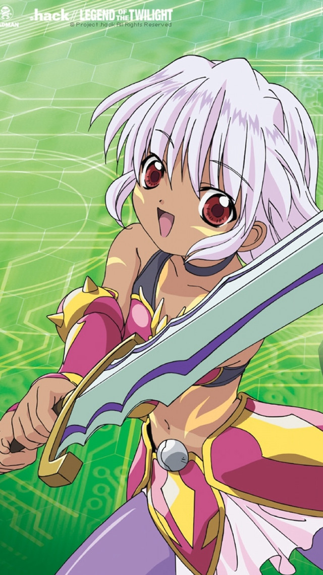 Woman sword green background alice free wallpaper for mobile - medium preview image