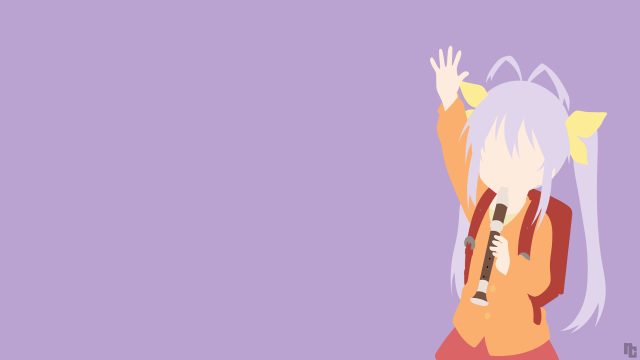 Aguri uchida white hair microphone free wallpaper for desktop - medium preview image