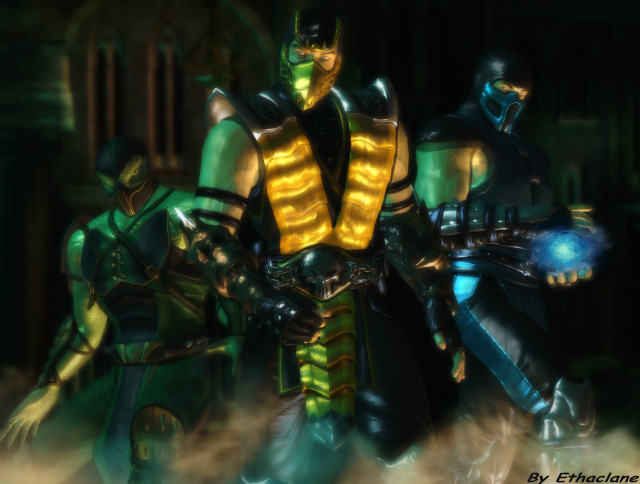 Costume party dark room fog free wallpaper for desktop - medium preview image