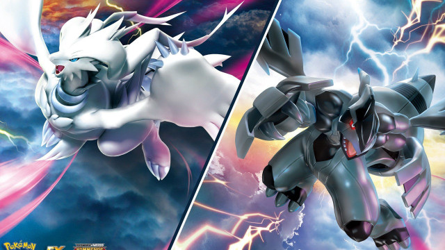 Pokemon lightning clouds white gray free wallpaper for desktop - medium preview image