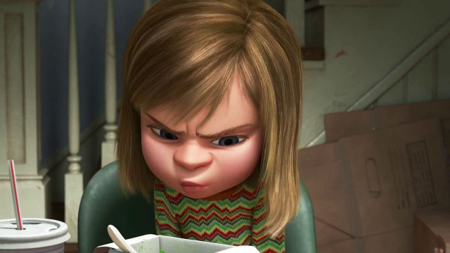 Girl sitting table bowl food free wallpaper for desktop - medium preview image