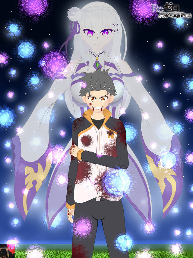 Man woman blue sky purple free wallpaper for mobile - medium preview image