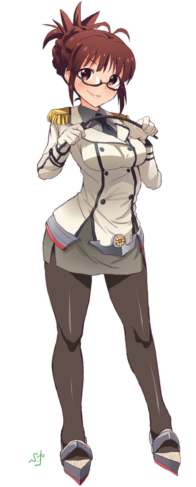 Woman white shirt knife military free wallpaper for mobile - medium preview image