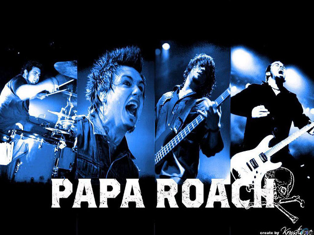 Group guitarists singing microphones papa free wallpaper for desktop - medium preview image