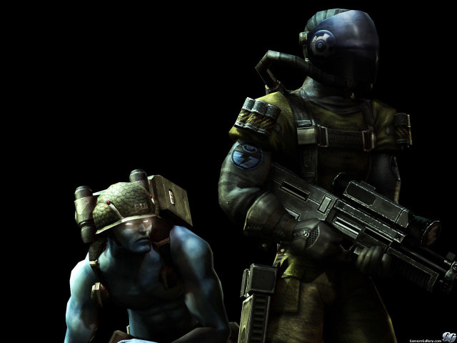 Man gas mask gun man free wallpaper for desktop - medium preview image