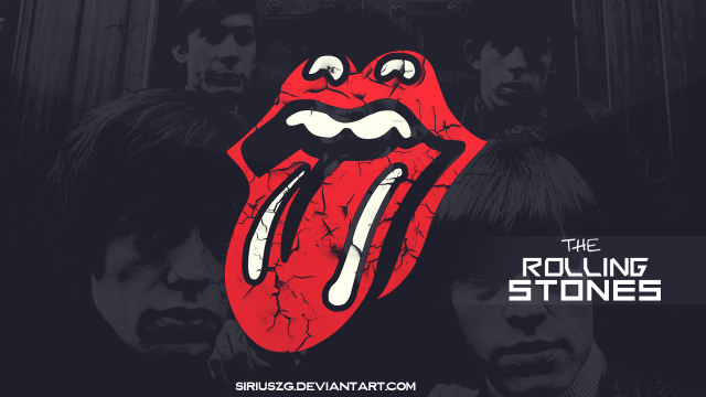 Rolling stones red tongue poster free wallpaper for desktop - medium preview image