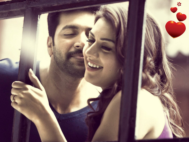 Man woman window smiling hearts free wallpaper for desktop - medium preview image