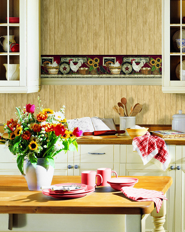 Kitchen table vase flowers book free wallpaper for mobile - medium preview image