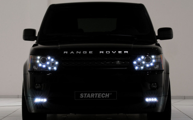 Range rover lights on front free wallpaper for desktop - medium preview image