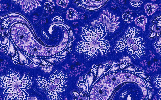 Purple blue paisley print fabric free wallpaper for desktop - medium preview image