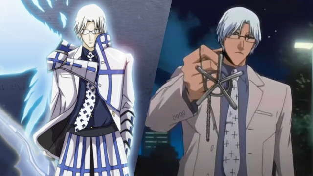 Anime character sword suit tie free wallpaper for desktop - medium preview image