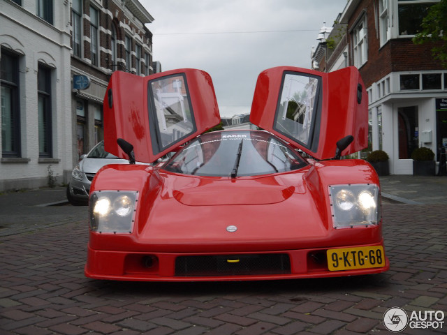 Red sports car doors open #2 free wallpaper for desktop - medium preview image