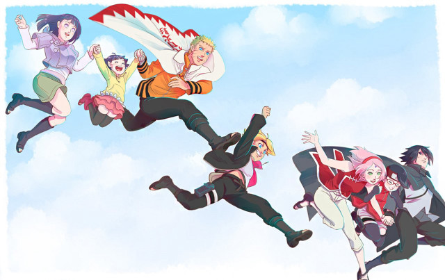 Flying people group flag sky free wallpaper for desktop - medium preview image