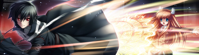 Anime couple characters room lights free wallpaper for desktop - medium preview image