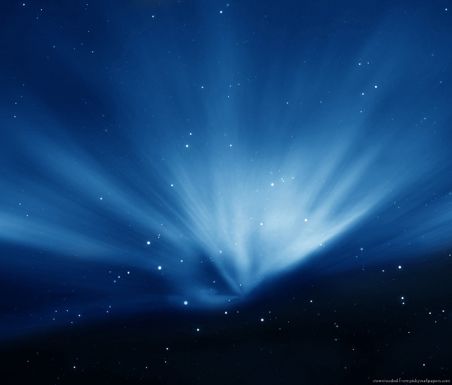 Blue sky stars bright light free wallpaper for desktop - medium preview image