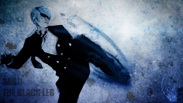 Man umbrella snow blue background free wallpaper for desktop - medium preview image