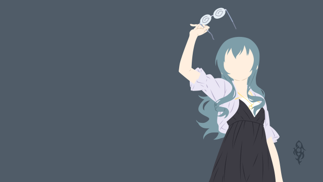 Girl long hair holding lollipop free wallpaper for desktop - medium preview image