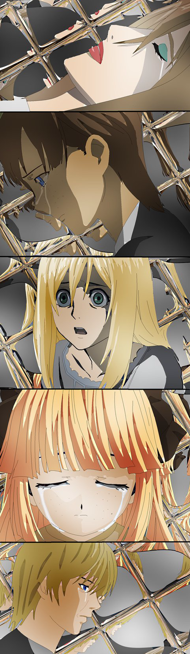 Anime characters expressions faces different #3 free wallpaper for mobile - medium preview image