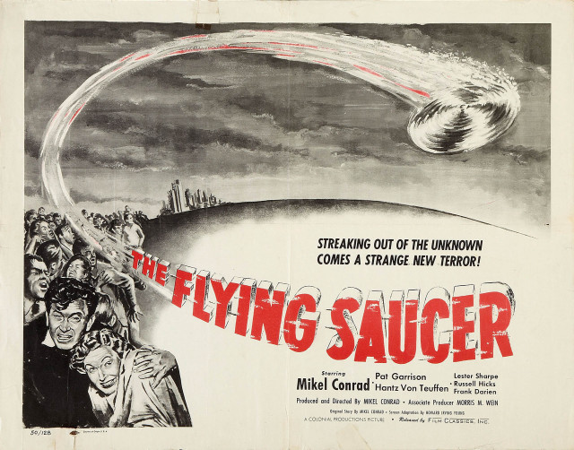 Flying saucer movie poster actors free wallpaper for desktop - medium preview image