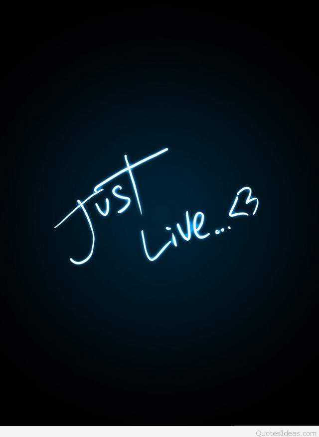 Neon sign just live #2 free wallpaper for mobile - medium preview image