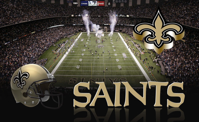 Saints football field helmet football free wallpaper for desktop - medium preview image