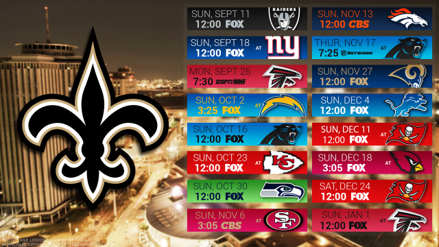 Nfl teams 14 schedule poster free wallpaper for desktop - medium preview image