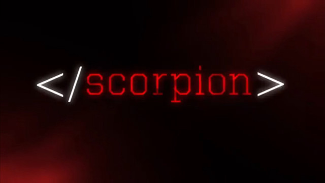 Red neon sign scorpion arrow free wallpaper for desktop - medium preview image