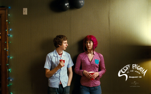 Man woman room balloons sign free wallpaper for desktop - medium preview image