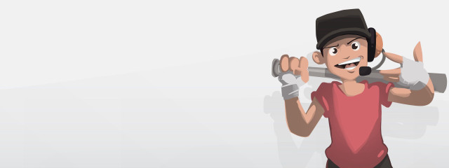 Cartoon character headset microphone hand free wallpaper for desktop - medium preview image