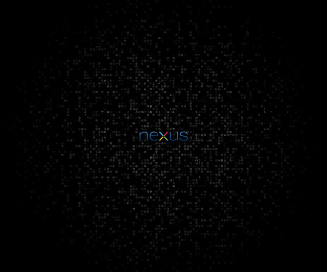 Nexus colorful text black background free wallpaper for desktop - medium preview image