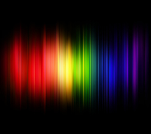 Rainbow colored background lines of free wallpaper for tablet - medium preview image