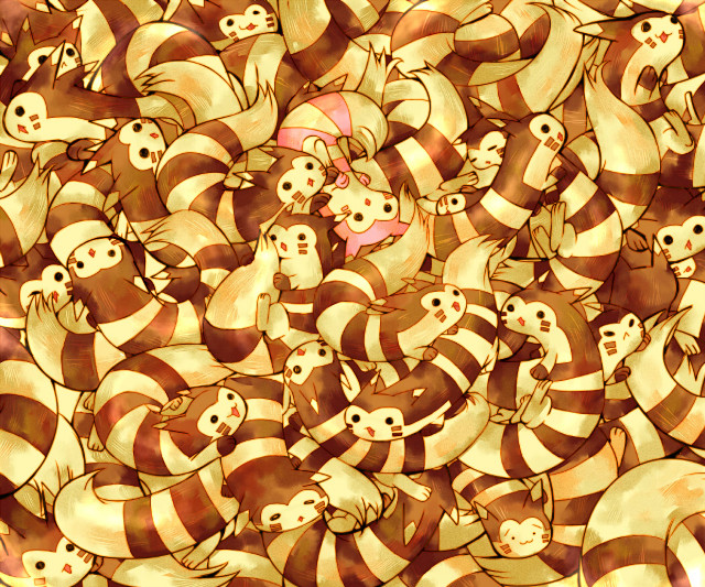 Brown white striped animals wallpaper #2 free wallpaper for desktop - medium preview image