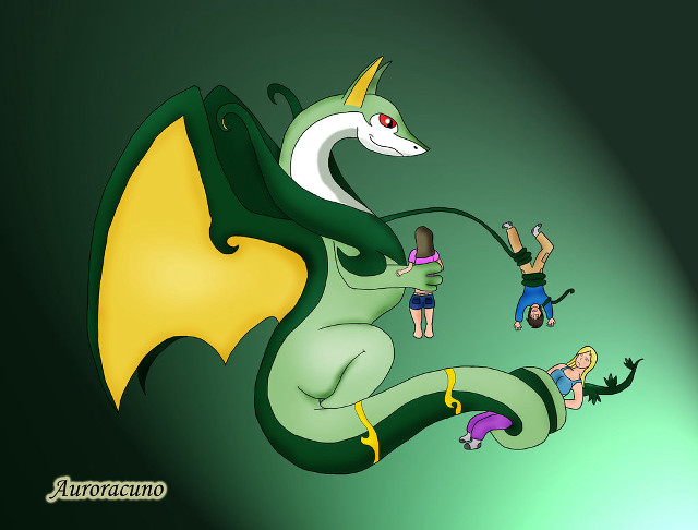 Dragon woman man cartoon adventure free wallpaper for desktop - medium preview image