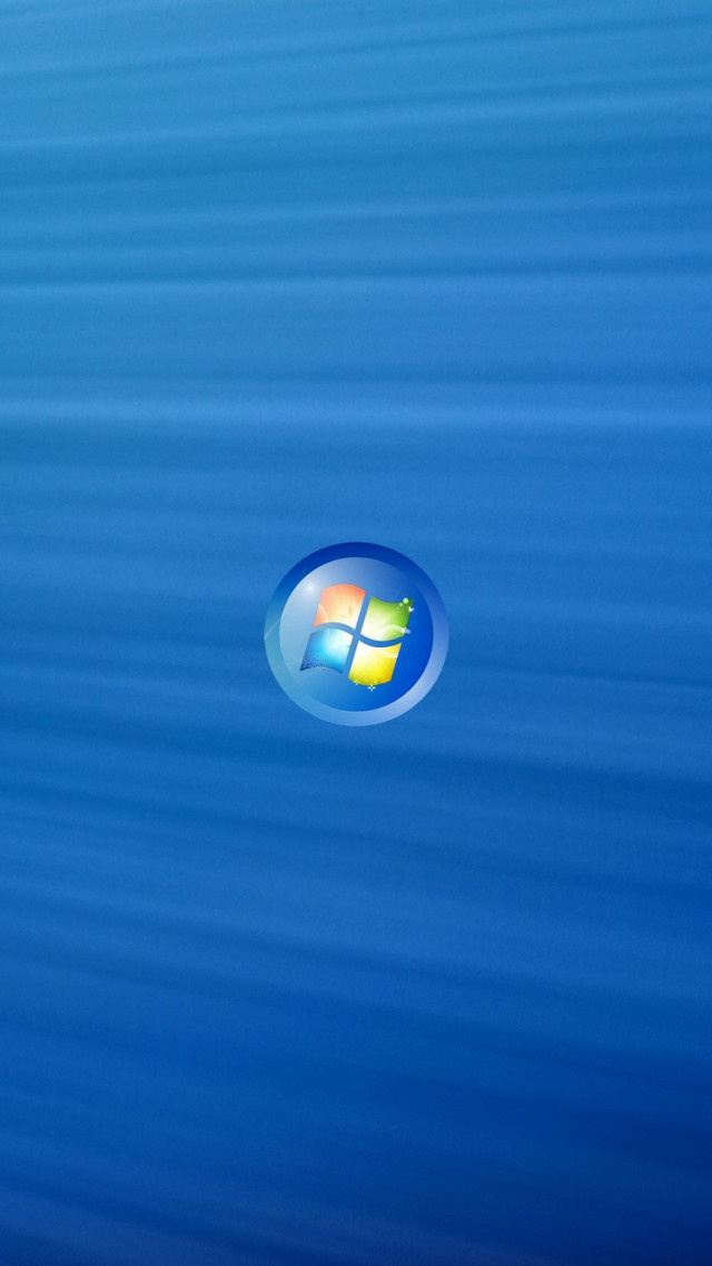 Blue background logo window blurry free wallpaper for mobile - medium preview image