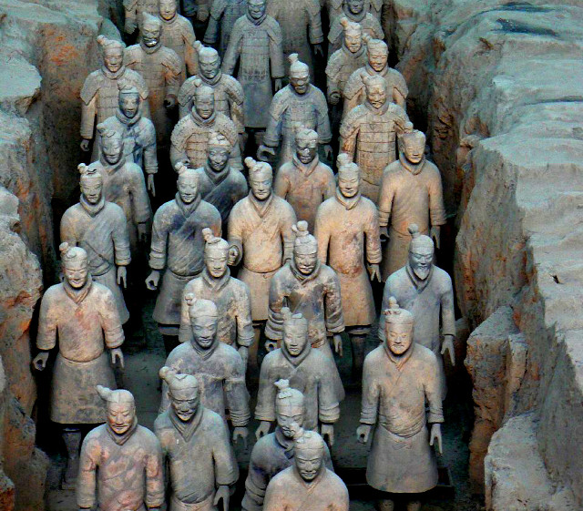 Statues men cave group middle free wallpaper for tablet - medium preview image